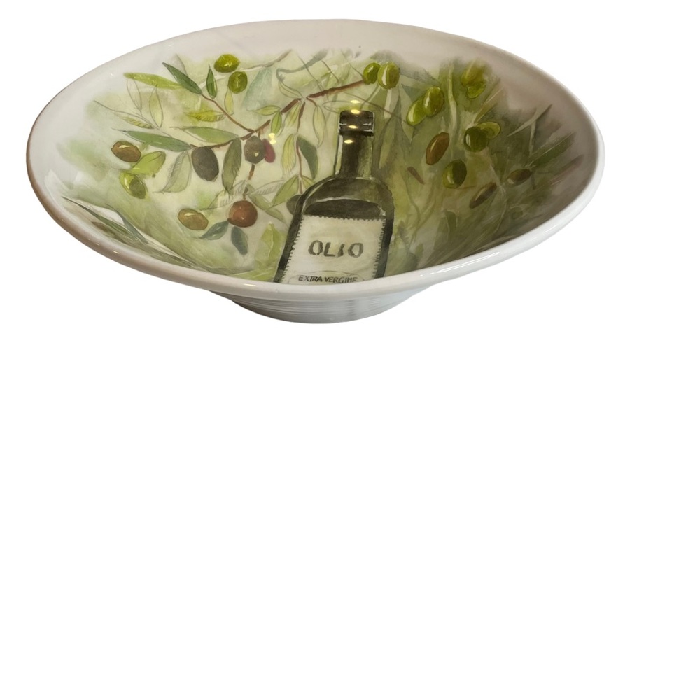 Vintage Large Italian Ceramica Cuore salad/ Pasta bowl